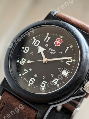 38mm Victorinox Swiss Army Renegade Black Field Watch Sapphire Crystal